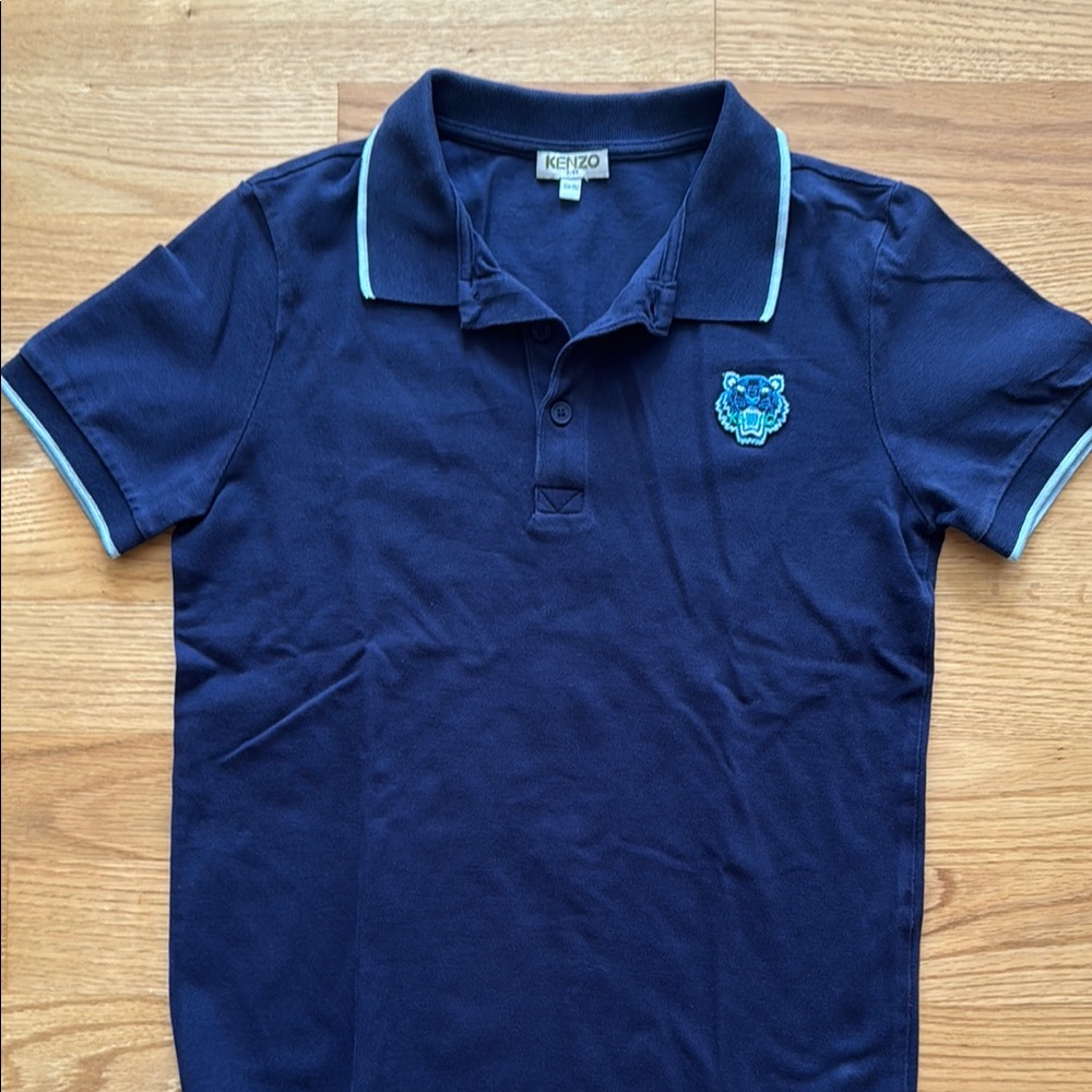Kenzo Kids Navy Polo Shirt